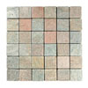 Topps Tiles: Tumbled Slate Copper Mosaic Tile