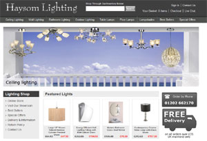 Haysom Lighting has redesigned its website